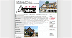 Desktop Screenshot of gasthof-felsen.de